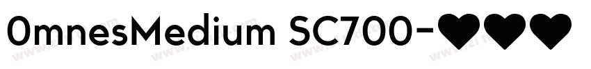 0mnesMedium SC700字体转换